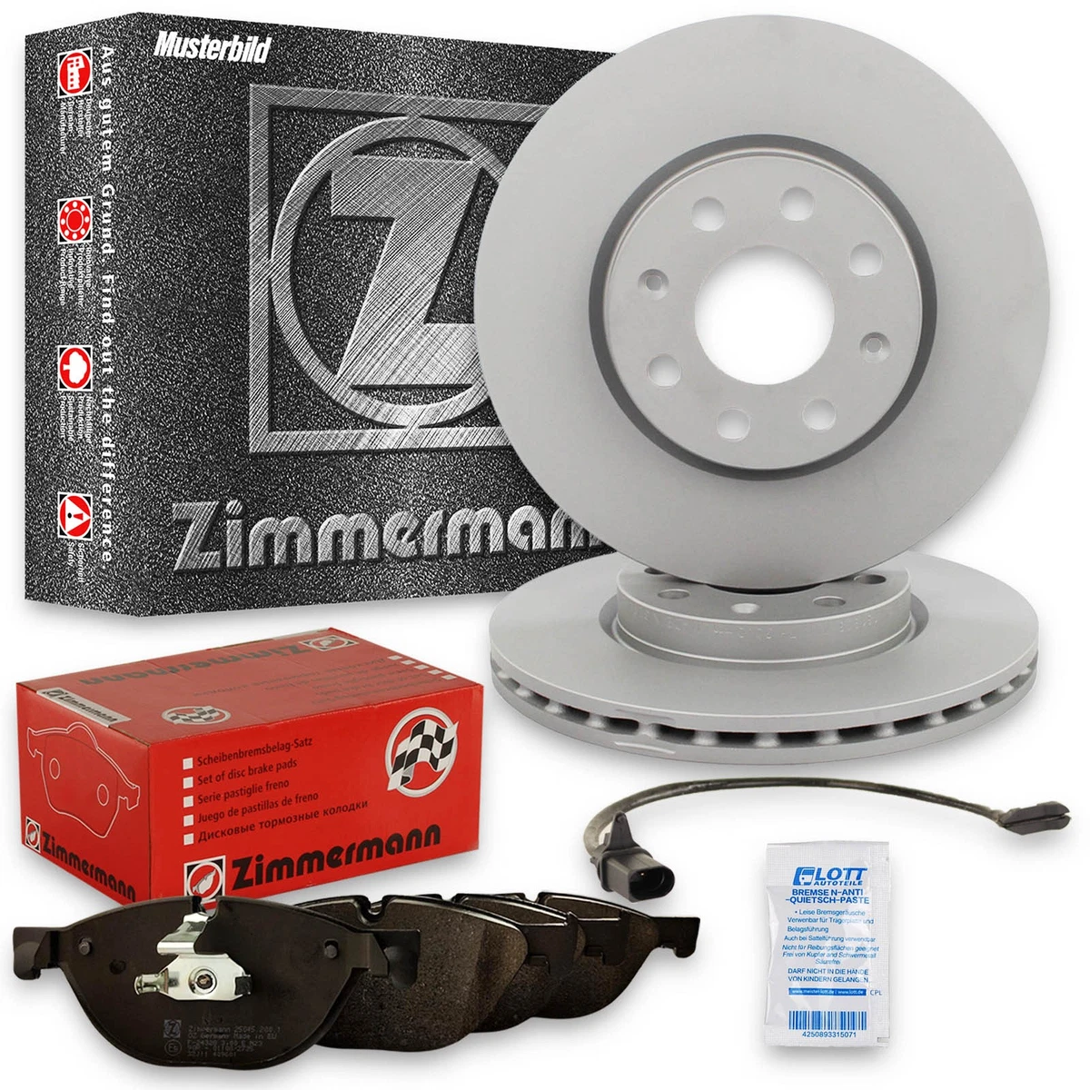 Гальмівні колодки та диски Zimmermann для VOLVO S40 I (644) 1.8 i — найкращий вибір